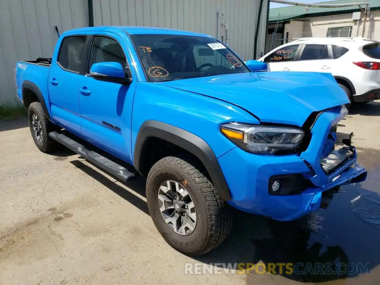 1 Photograph of a damaged car 3TMCZ5AN3MM422535 TOYOTA TACOMA 2021