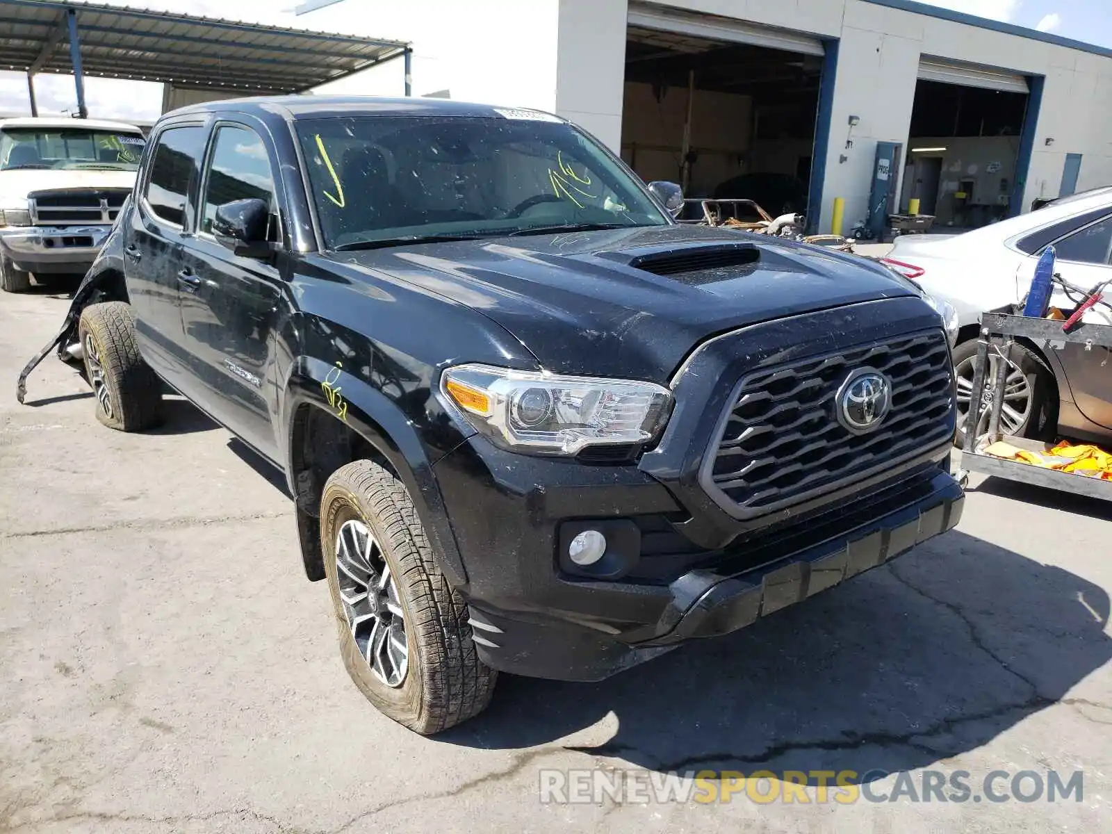 1 Photograph of a damaged car 3TMCZ5AN3MM424351 TOYOTA TACOMA 2021