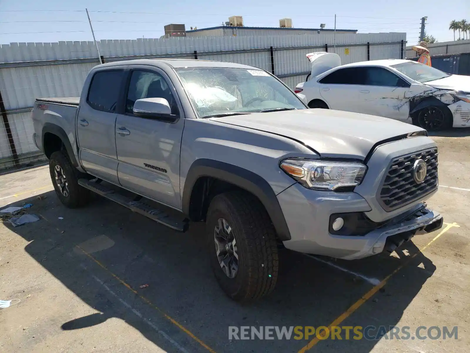 1 Photograph of a damaged car 3TMCZ5AN3MM425404 TOYOTA TACOMA 2021