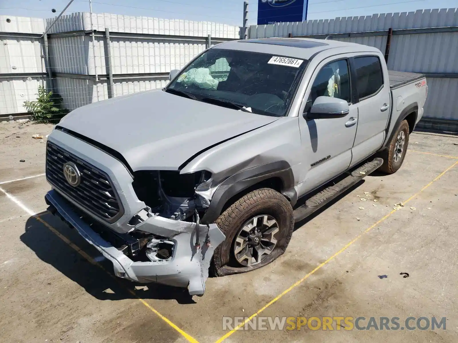 2 Photograph of a damaged car 3TMCZ5AN3MM425404 TOYOTA TACOMA 2021