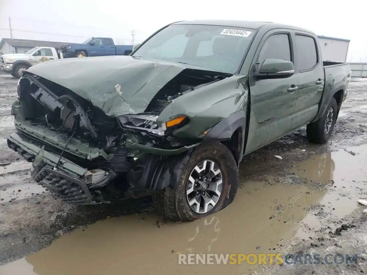 2 Photograph of a damaged car 3TMCZ5AN3MM429159 TOYOTA TACOMA 2021