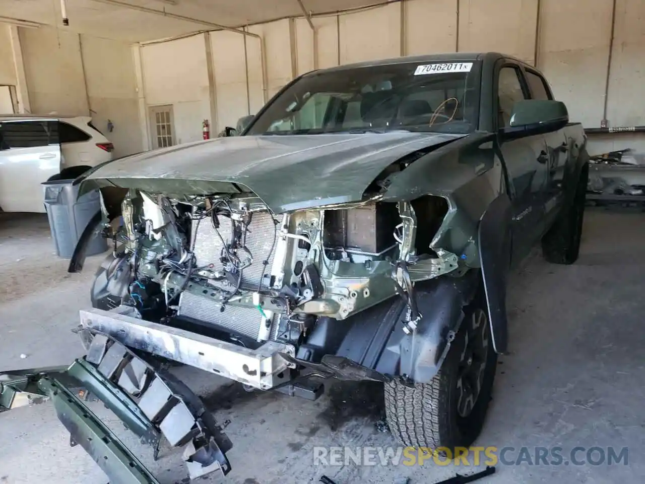 2 Photograph of a damaged car 3TMCZ5AN3MM436242 TOYOTA TACOMA 2021