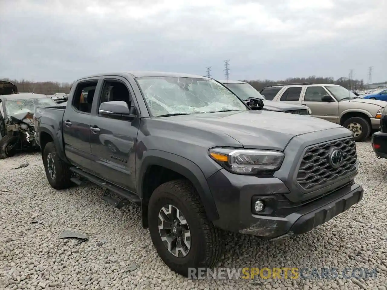 1 Photograph of a damaged car 3TMCZ5AN3MM437116 TOYOTA TACOMA 2021