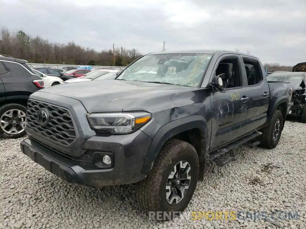 2 Photograph of a damaged car 3TMCZ5AN3MM437116 TOYOTA TACOMA 2021