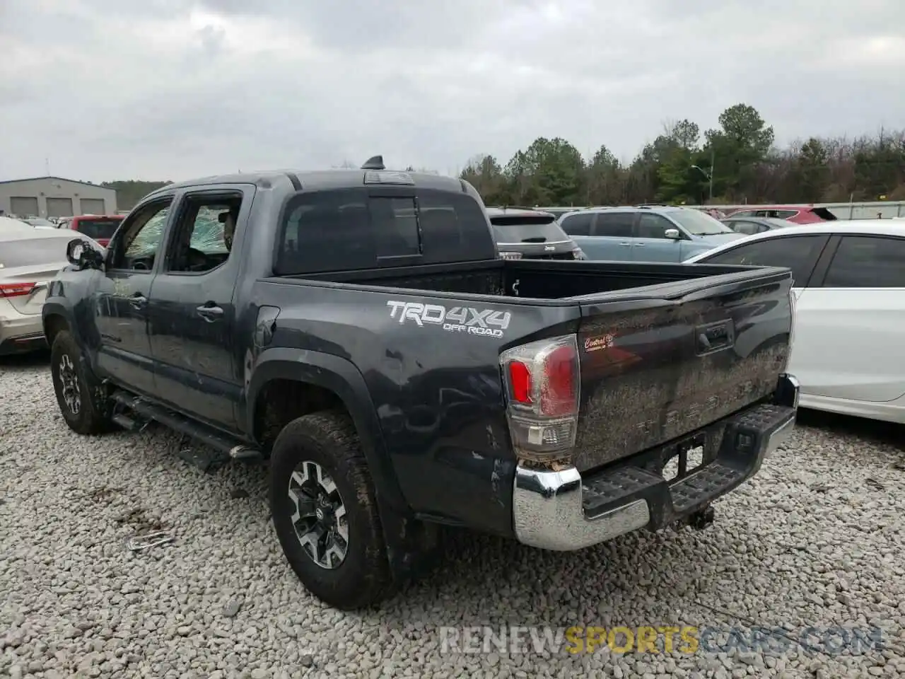 3 Photograph of a damaged car 3TMCZ5AN3MM437116 TOYOTA TACOMA 2021