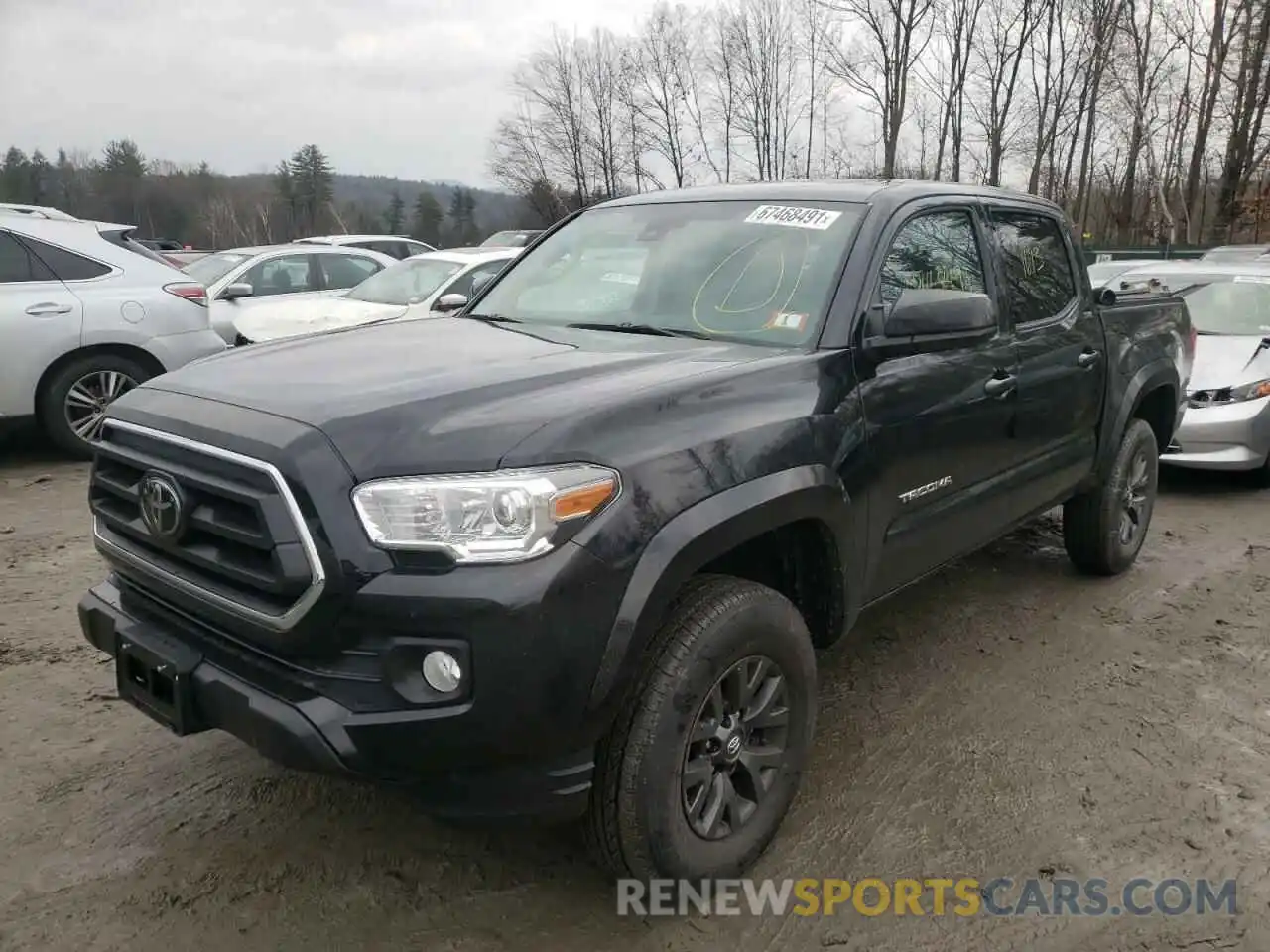 2 Photograph of a damaged car 3TMCZ5AN3MM446057 TOYOTA TACOMA 2021