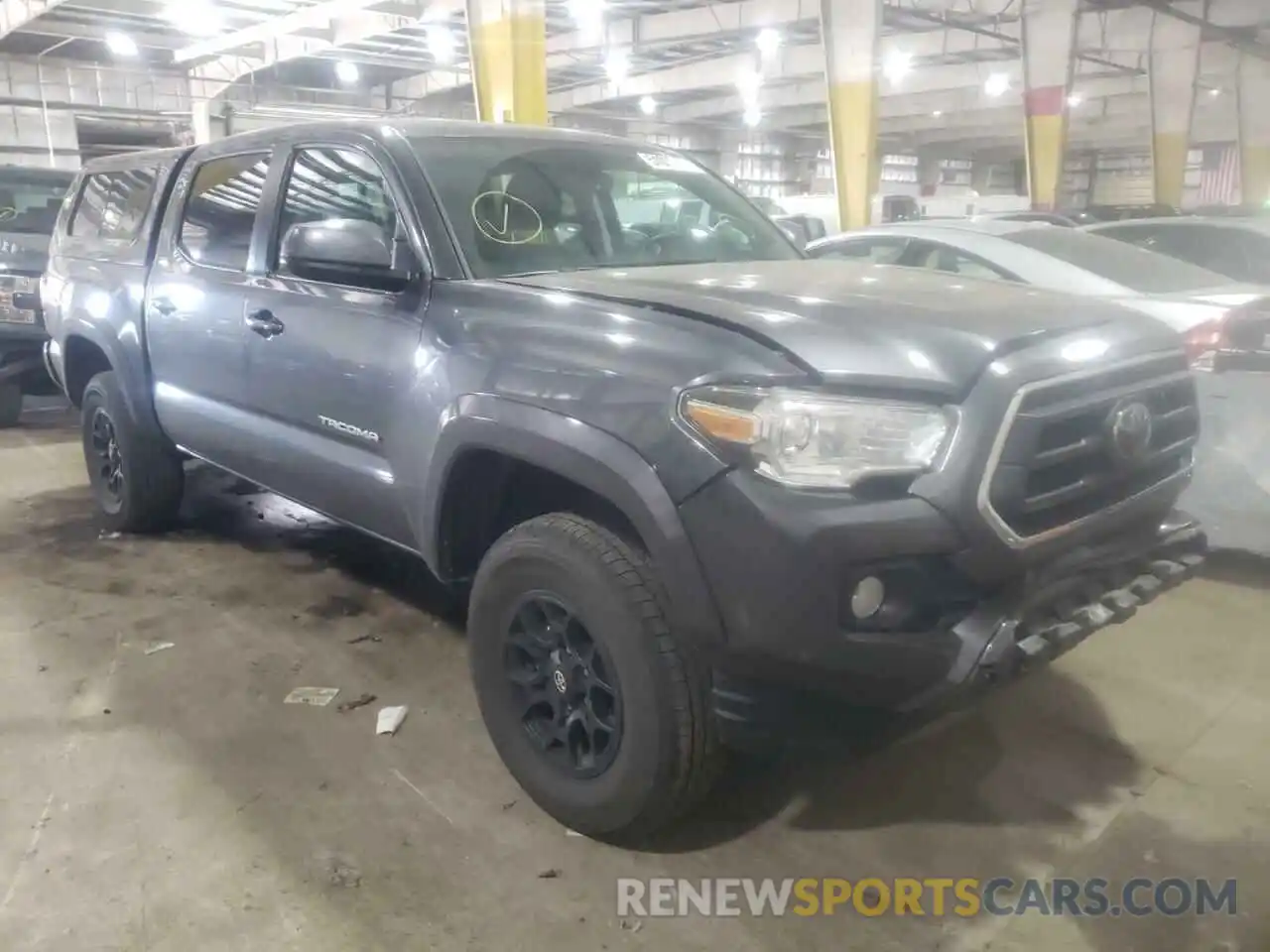 1 Photograph of a damaged car 3TMCZ5AN3MM449136 TOYOTA TACOMA 2021