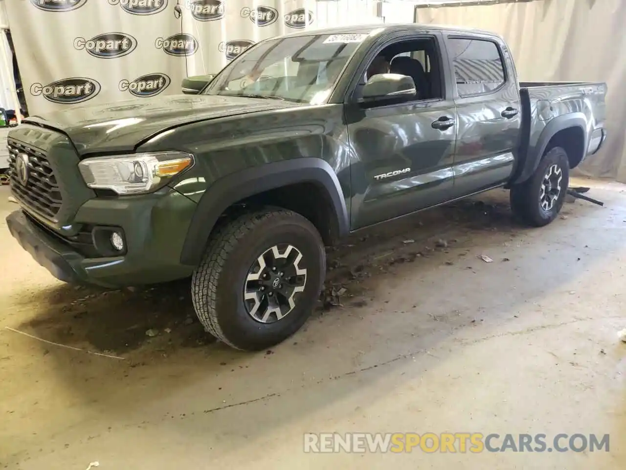 2 Photograph of a damaged car 3TMCZ5AN3MM451890 TOYOTA TACOMA 2021