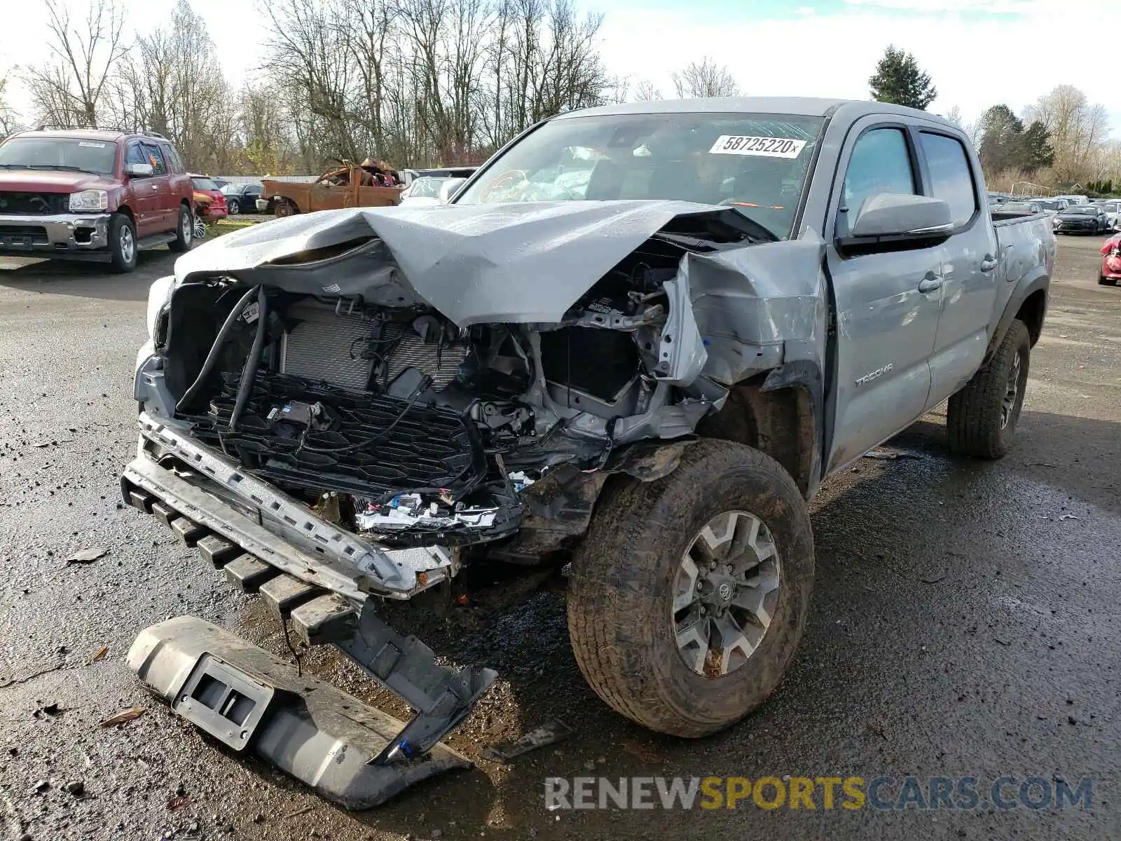 2 Photograph of a damaged car 3TMCZ5AN4MM375824 TOYOTA TACOMA 2021