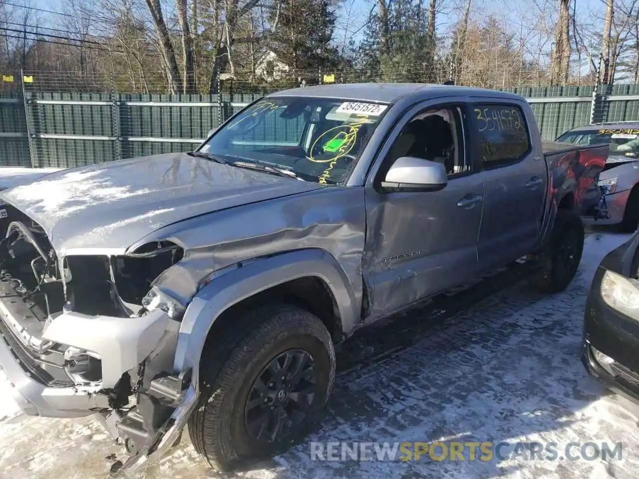 9 Photograph of a damaged car 3TMCZ5AN4MM376553 TOYOTA TACOMA 2021