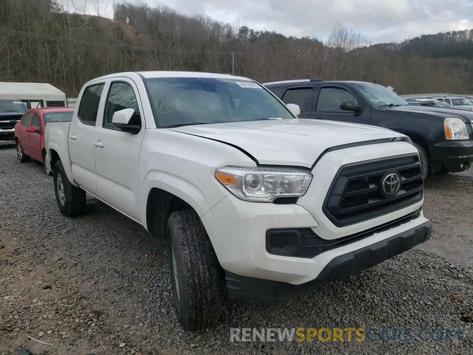 1 Photograph of a damaged car 3TMCZ5AN4MM378691 TOYOTA TACOMA 2021