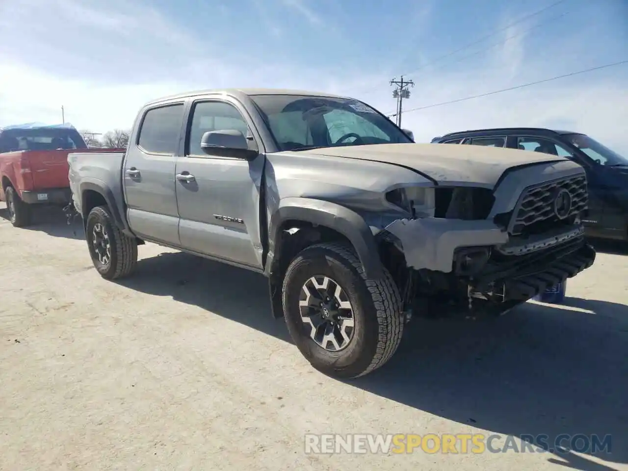 4 Photograph of a damaged car 3TMCZ5AN4MM379629 TOYOTA TACOMA 2021