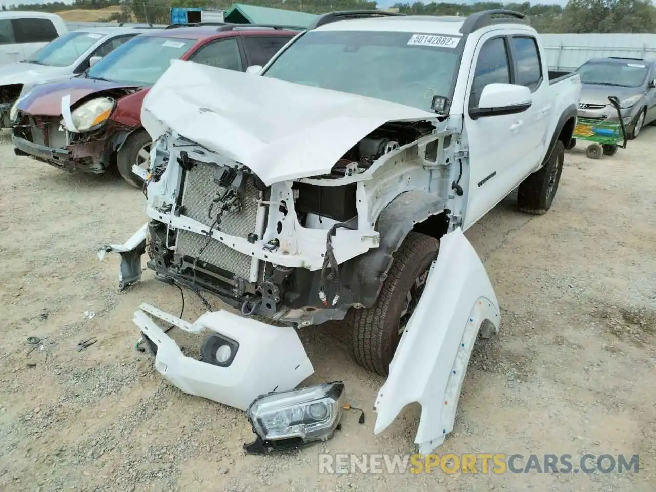 2 Photograph of a damaged car 3TMCZ5AN4MM382269 TOYOTA TACOMA 2021