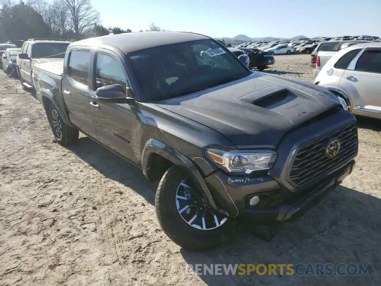 1 Photograph of a damaged car 3TMCZ5AN4MM384457 TOYOTA TACOMA 2021