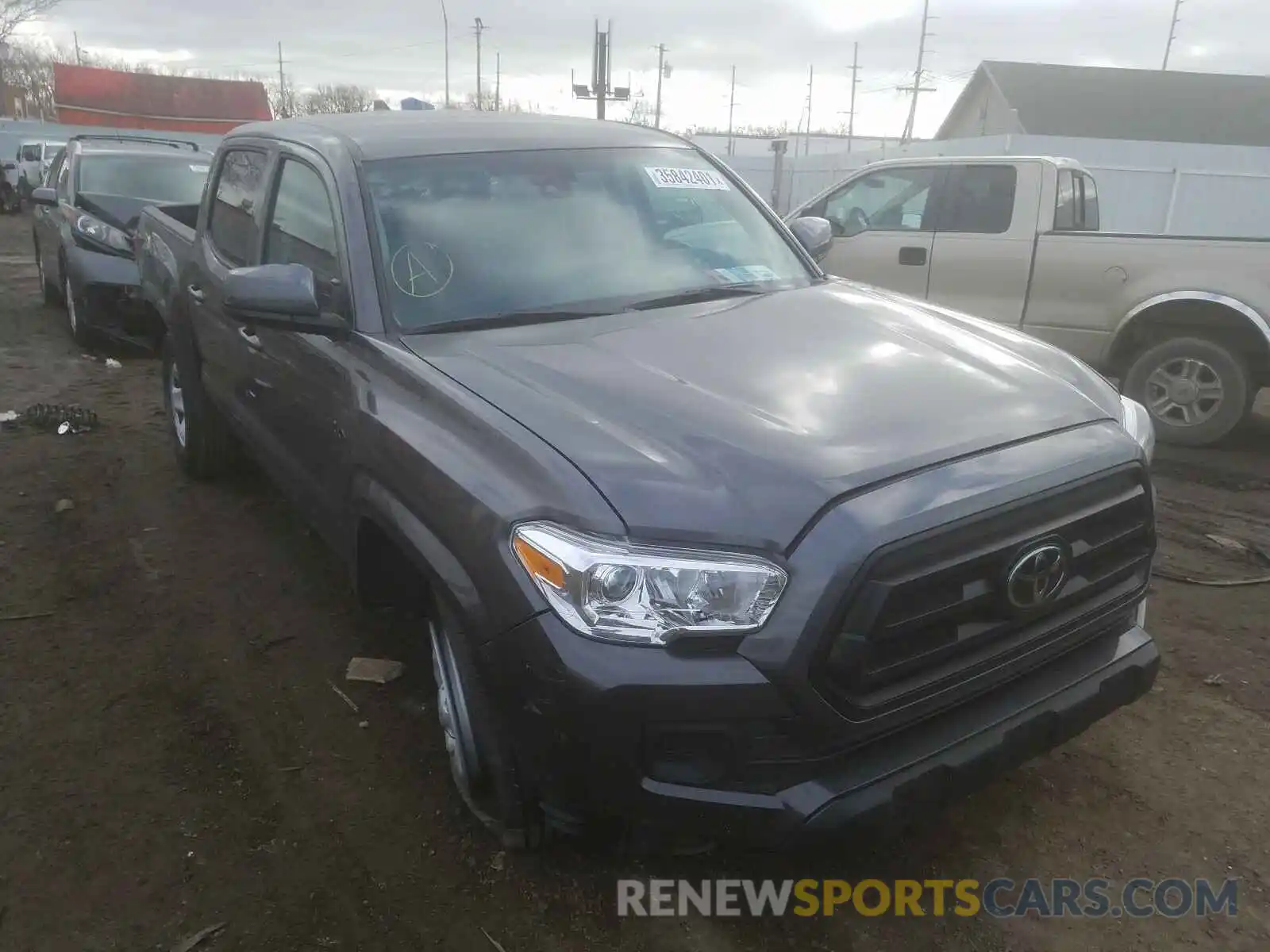 1 Photograph of a damaged car 3TMCZ5AN4MM385060 TOYOTA TACOMA 2021