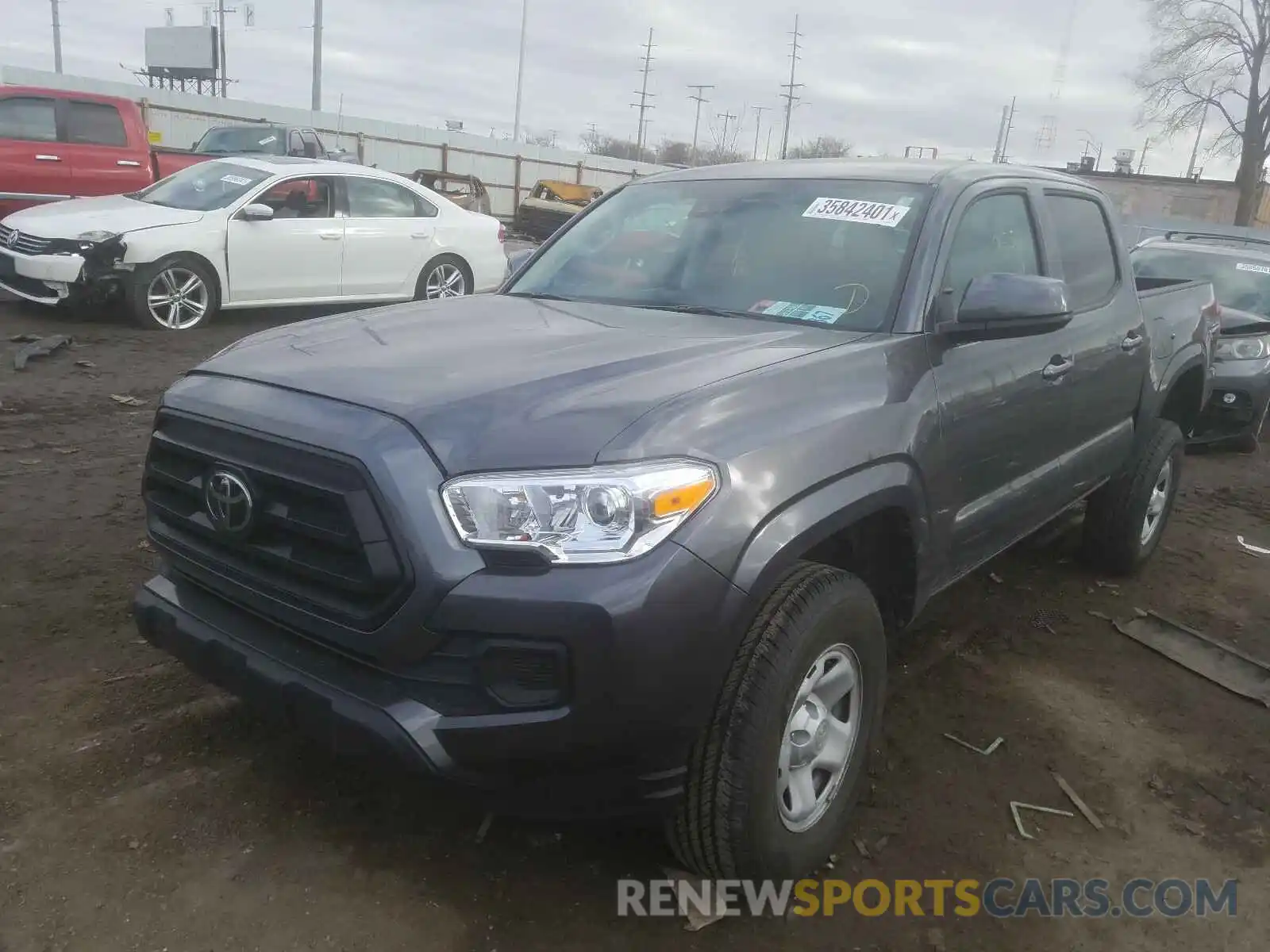 2 Photograph of a damaged car 3TMCZ5AN4MM385060 TOYOTA TACOMA 2021