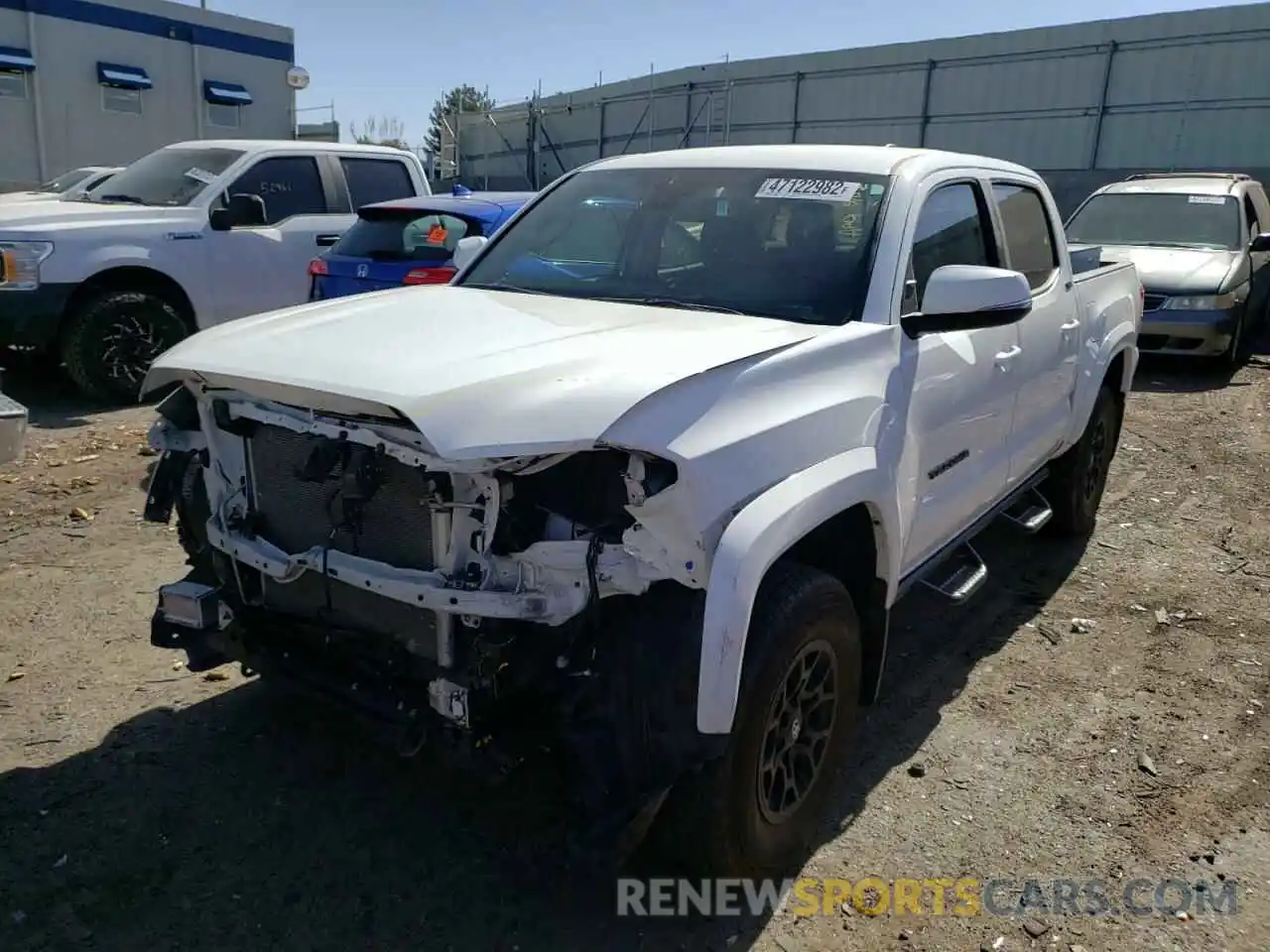 2 Photograph of a damaged car 3TMCZ5AN4MM387696 TOYOTA TACOMA 2021