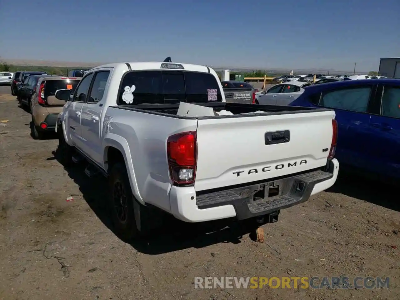 3 Photograph of a damaged car 3TMCZ5AN4MM387696 TOYOTA TACOMA 2021