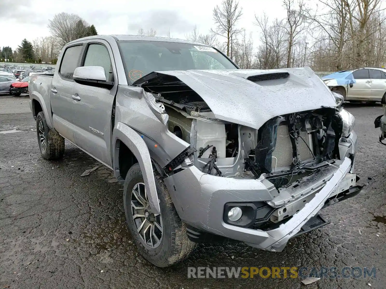 1 Photograph of a damaged car 3TMCZ5AN4MM392932 TOYOTA TACOMA 2021