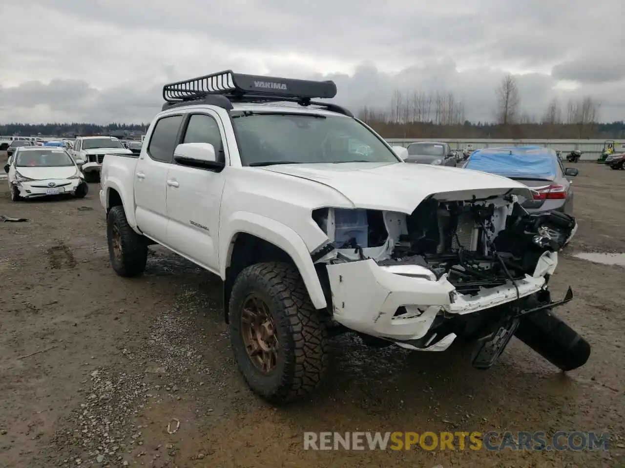 1 Photograph of a damaged car 3TMCZ5AN4MM395992 TOYOTA TACOMA 2021