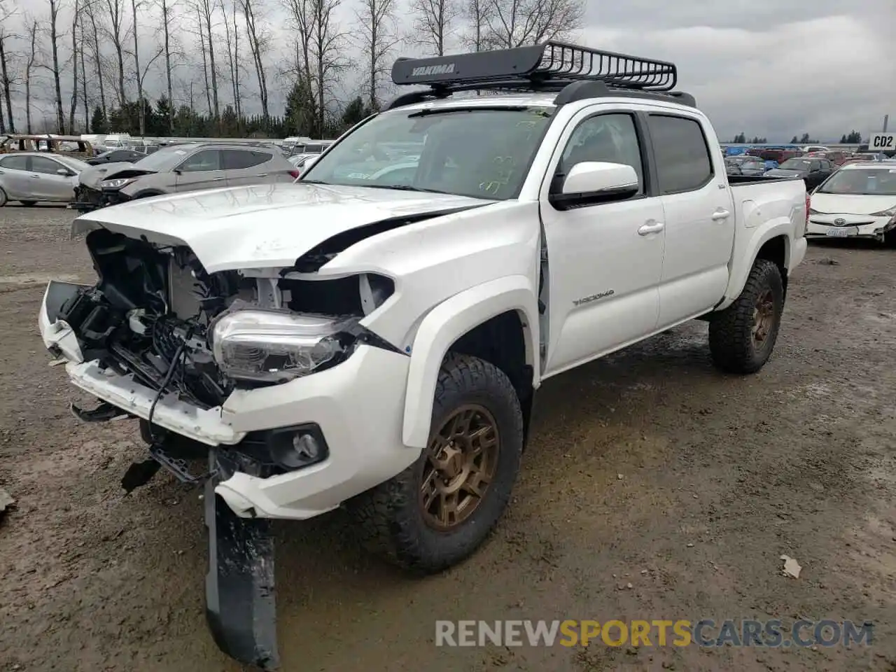 2 Photograph of a damaged car 3TMCZ5AN4MM395992 TOYOTA TACOMA 2021