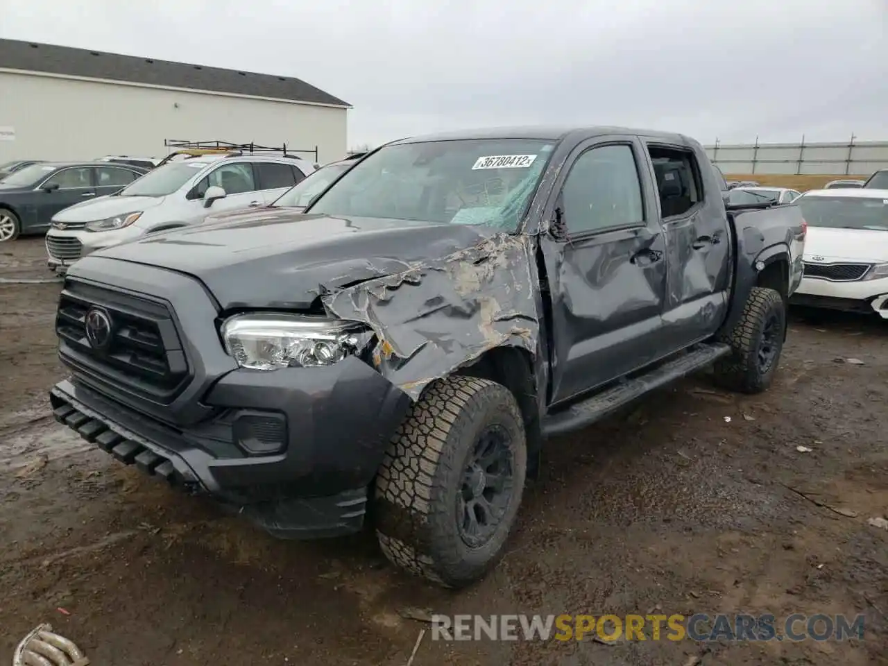 2 Photograph of a damaged car 3TMCZ5AN4MM397791 TOYOTA TACOMA 2021