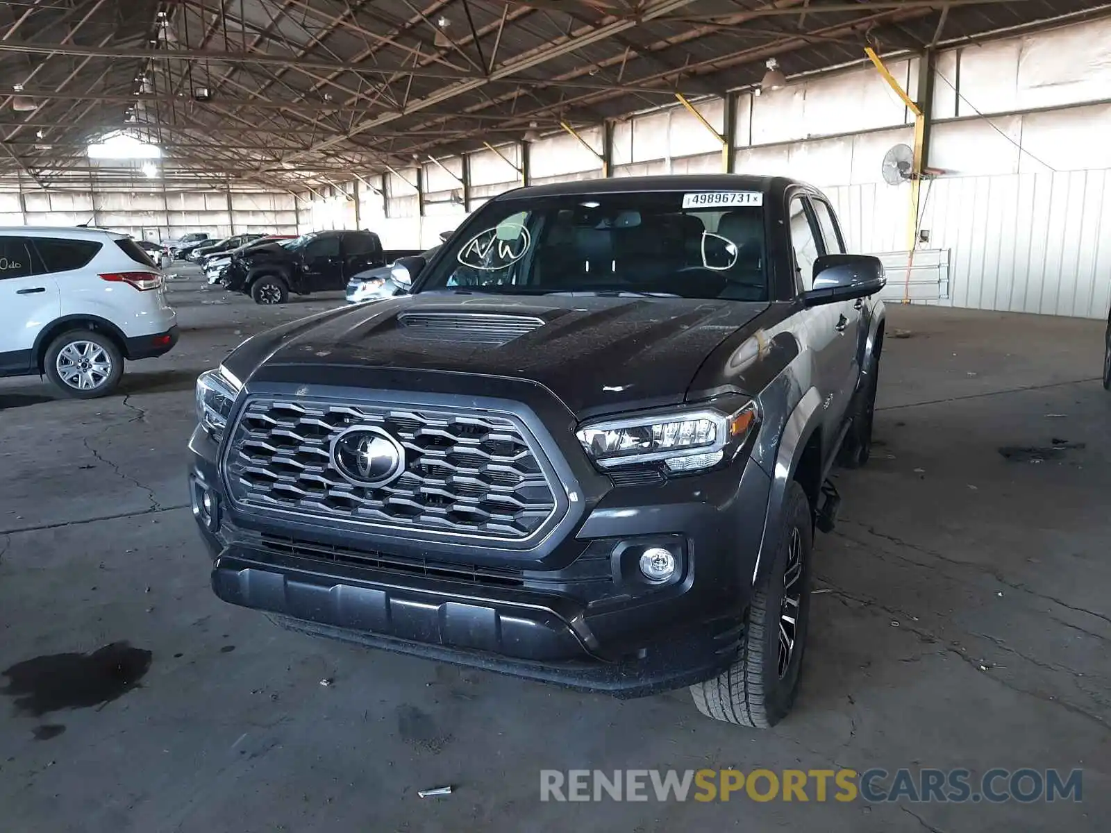 2 Photograph of a damaged car 3TMCZ5AN4MM399475 TOYOTA TACOMA 2021