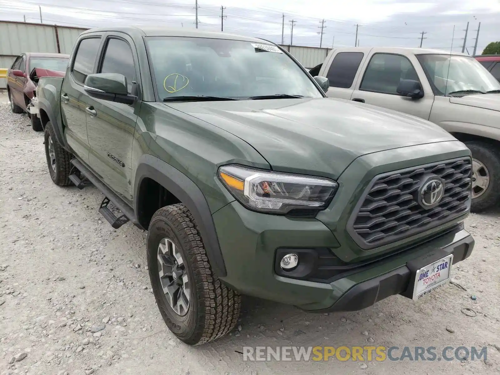 1 Photograph of a damaged car 3TMCZ5AN4MM406943 TOYOTA TACOMA 2021