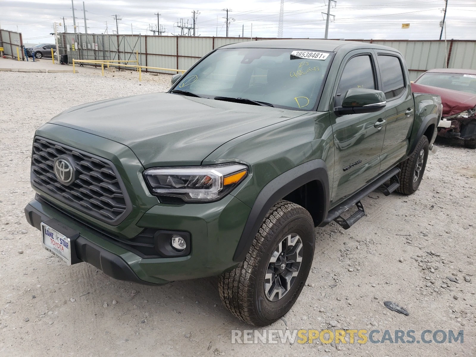 2 Photograph of a damaged car 3TMCZ5AN4MM406943 TOYOTA TACOMA 2021