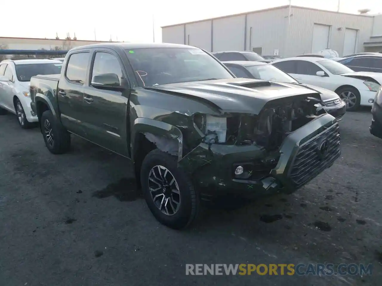 1 Photograph of a damaged car 3TMCZ5AN4MM407414 TOYOTA TACOMA 2021