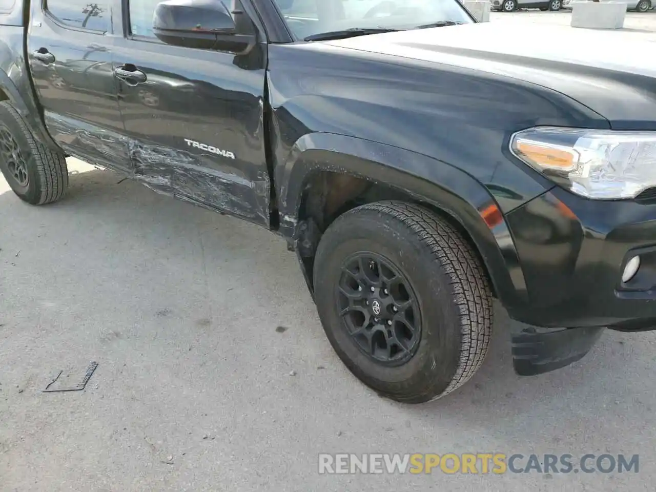 9 Photograph of a damaged car 3TMCZ5AN4MM407784 TOYOTA TACOMA 2021