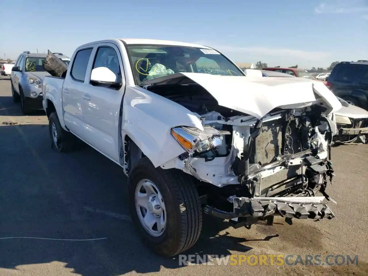 1 Photograph of a damaged car 3TMCZ5AN4MM414539 TOYOTA TACOMA 2021