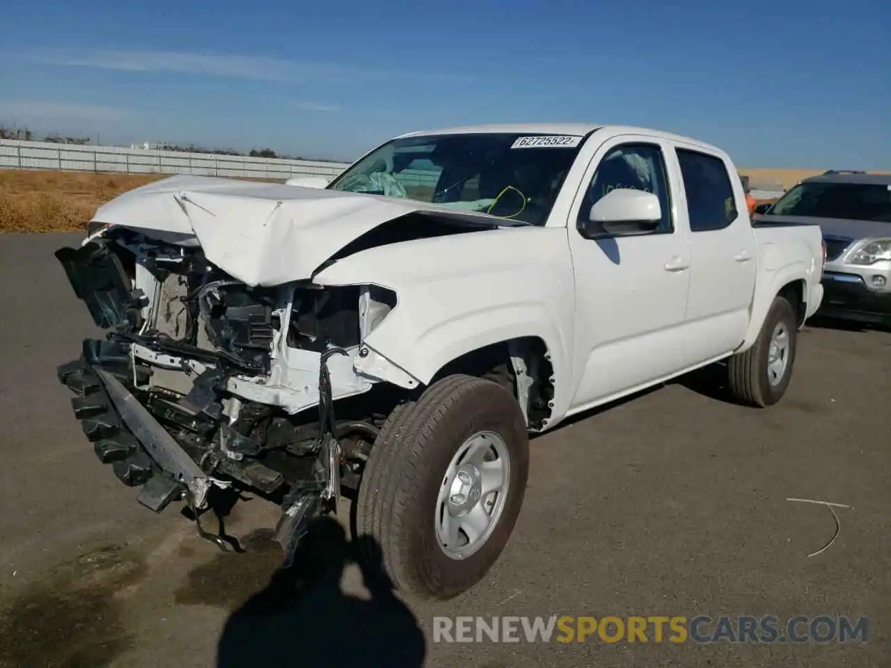 2 Photograph of a damaged car 3TMCZ5AN4MM414539 TOYOTA TACOMA 2021