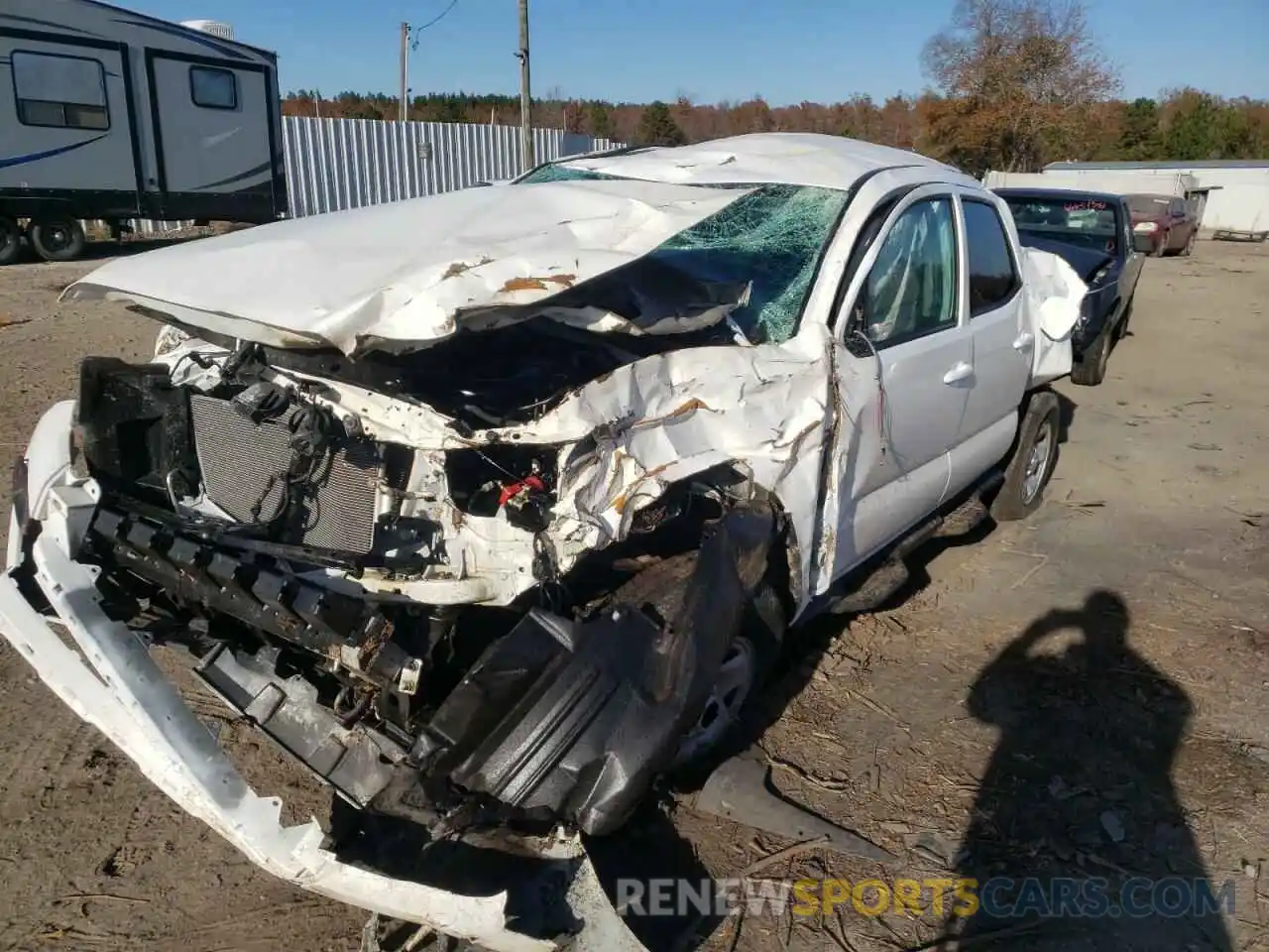 2 Photograph of a damaged car 3TMCZ5AN4MM414640 TOYOTA TACOMA 2021