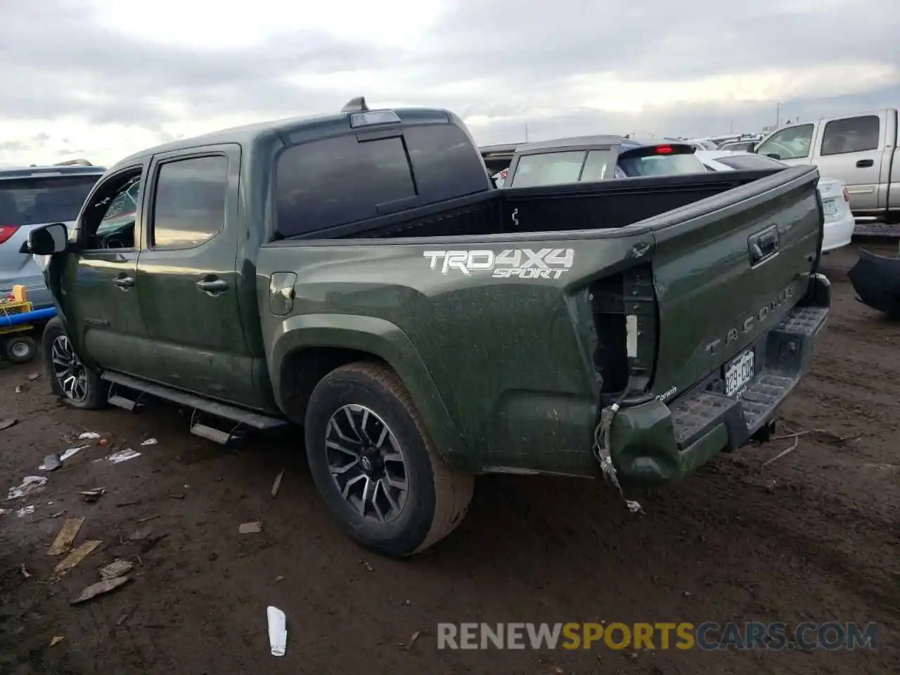 2 Photograph of a damaged car 3TMCZ5AN4MM418431 TOYOTA TACOMA 2021