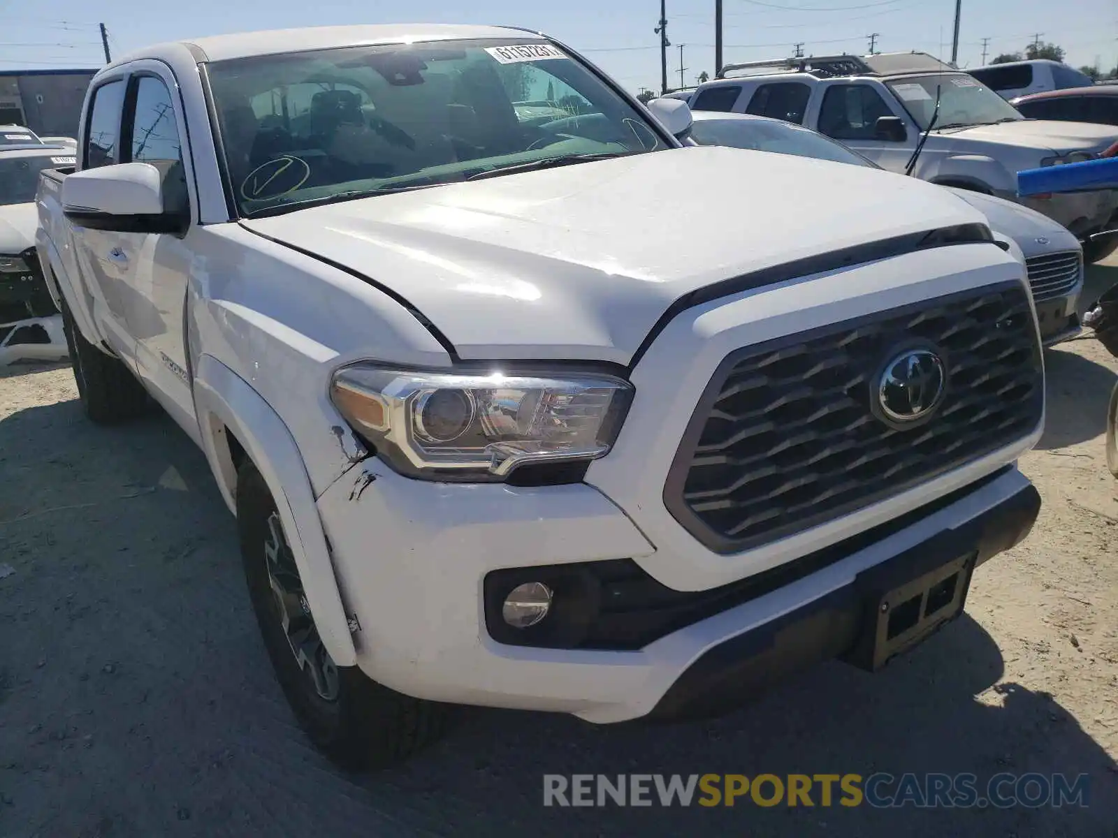 1 Photograph of a damaged car 3TMCZ5AN4MM419532 TOYOTA TACOMA 2021