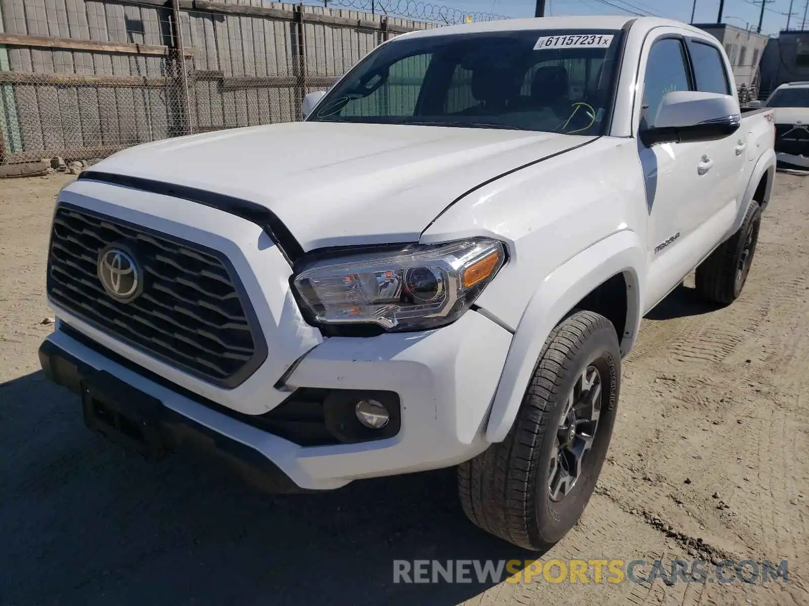 2 Photograph of a damaged car 3TMCZ5AN4MM419532 TOYOTA TACOMA 2021