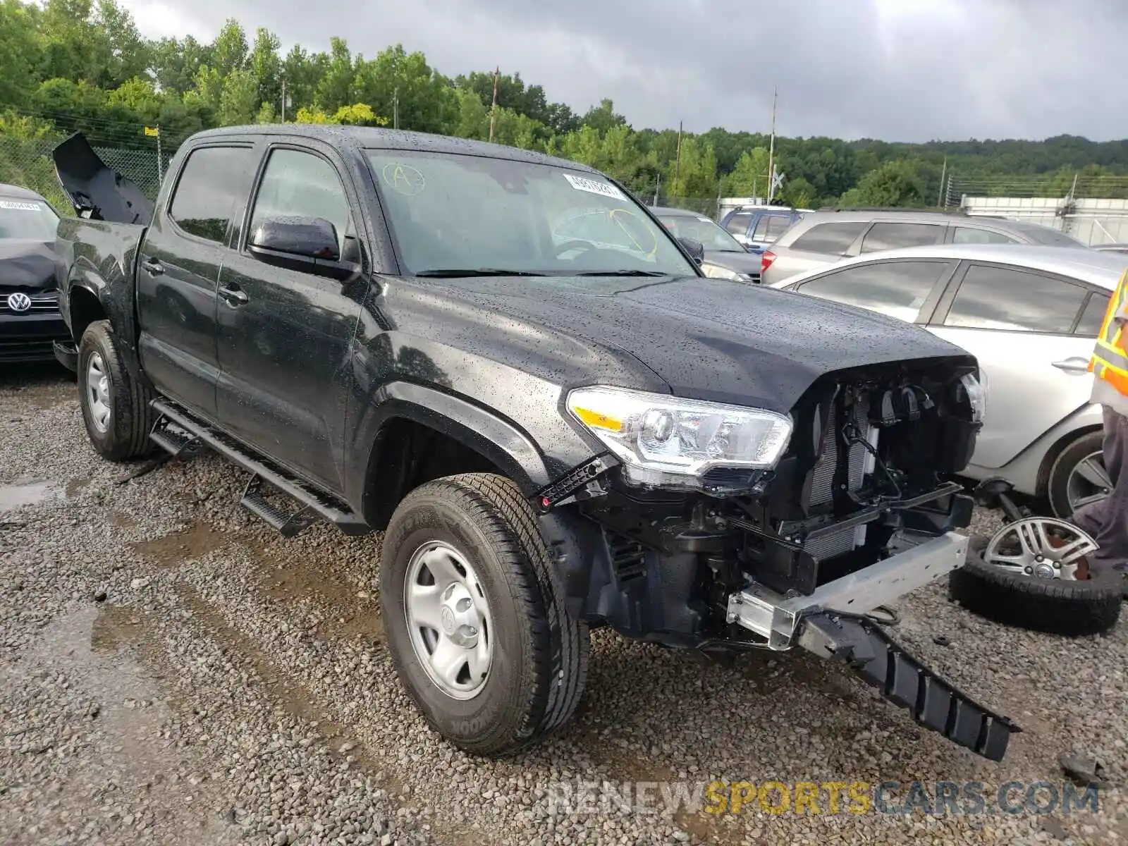 1 Photograph of a damaged car 3TMCZ5AN4MM420504 TOYOTA TACOMA 2021