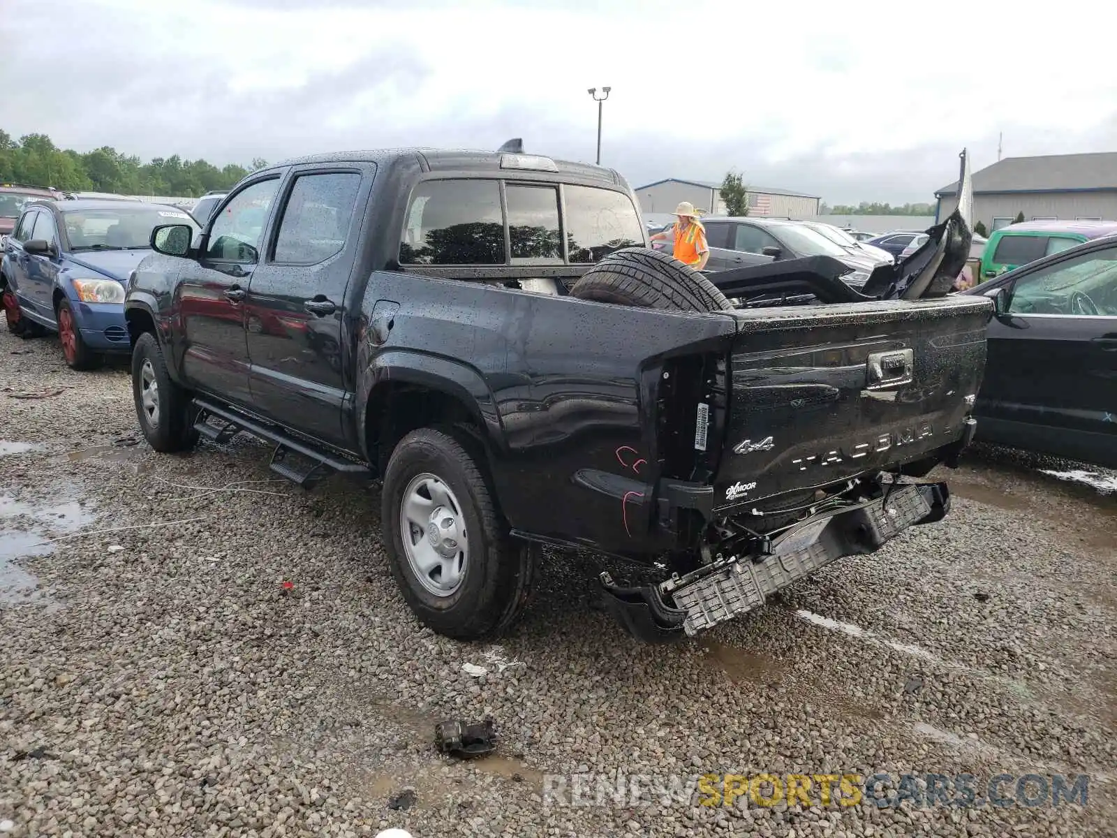 3 Photograph of a damaged car 3TMCZ5AN4MM420504 TOYOTA TACOMA 2021