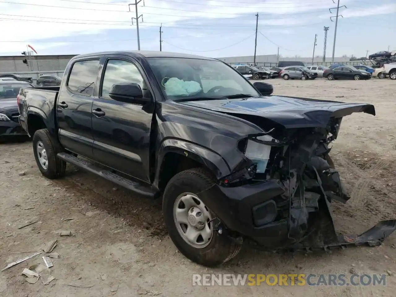 1 Photograph of a damaged car 3TMCZ5AN4MM423581 TOYOTA TACOMA 2021