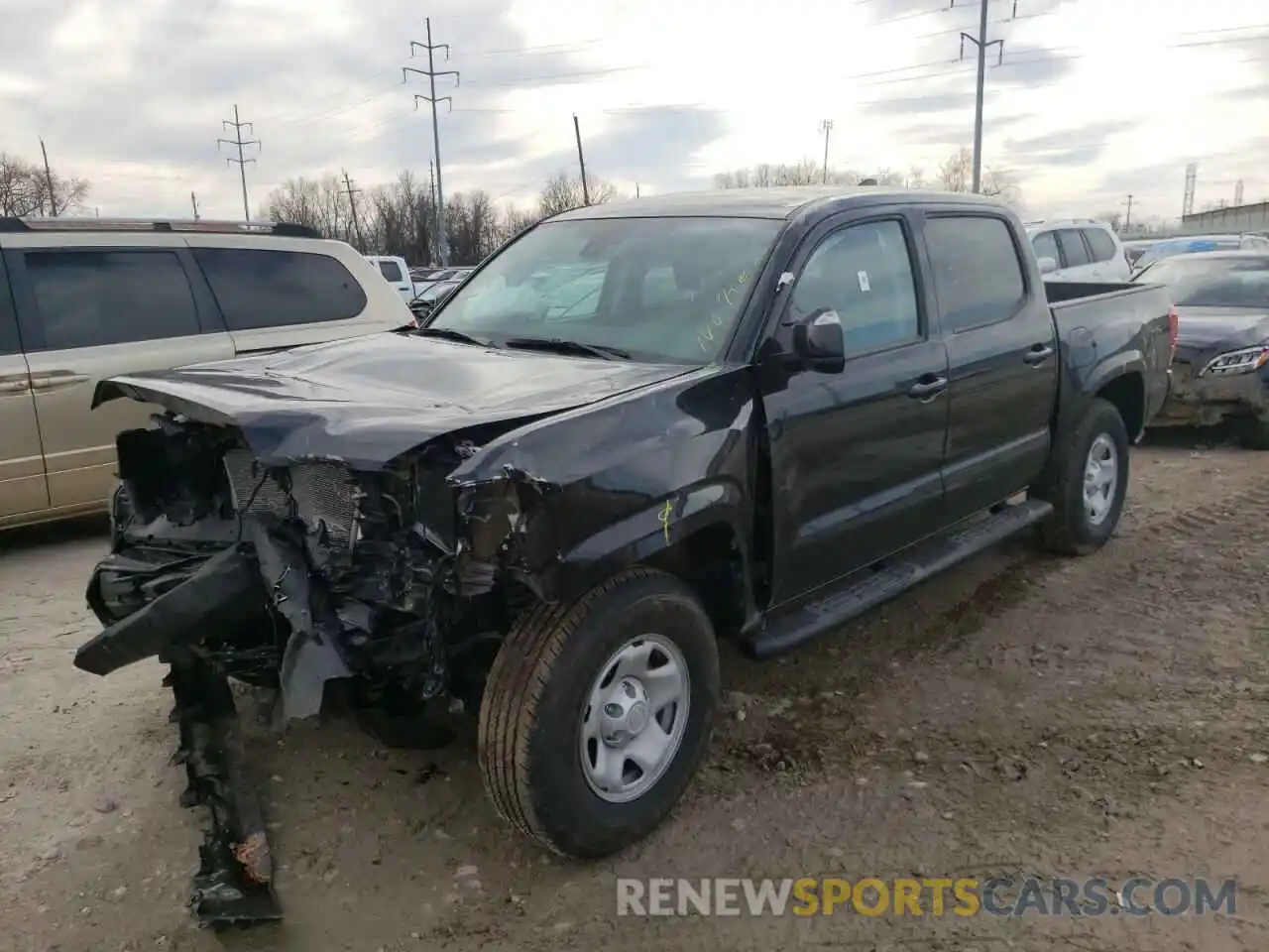 2 Photograph of a damaged car 3TMCZ5AN4MM423581 TOYOTA TACOMA 2021