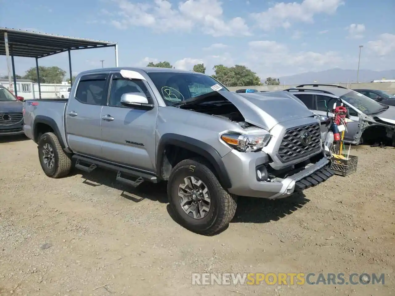 1 Photograph of a damaged car 3TMCZ5AN4MM426142 TOYOTA TACOMA 2021