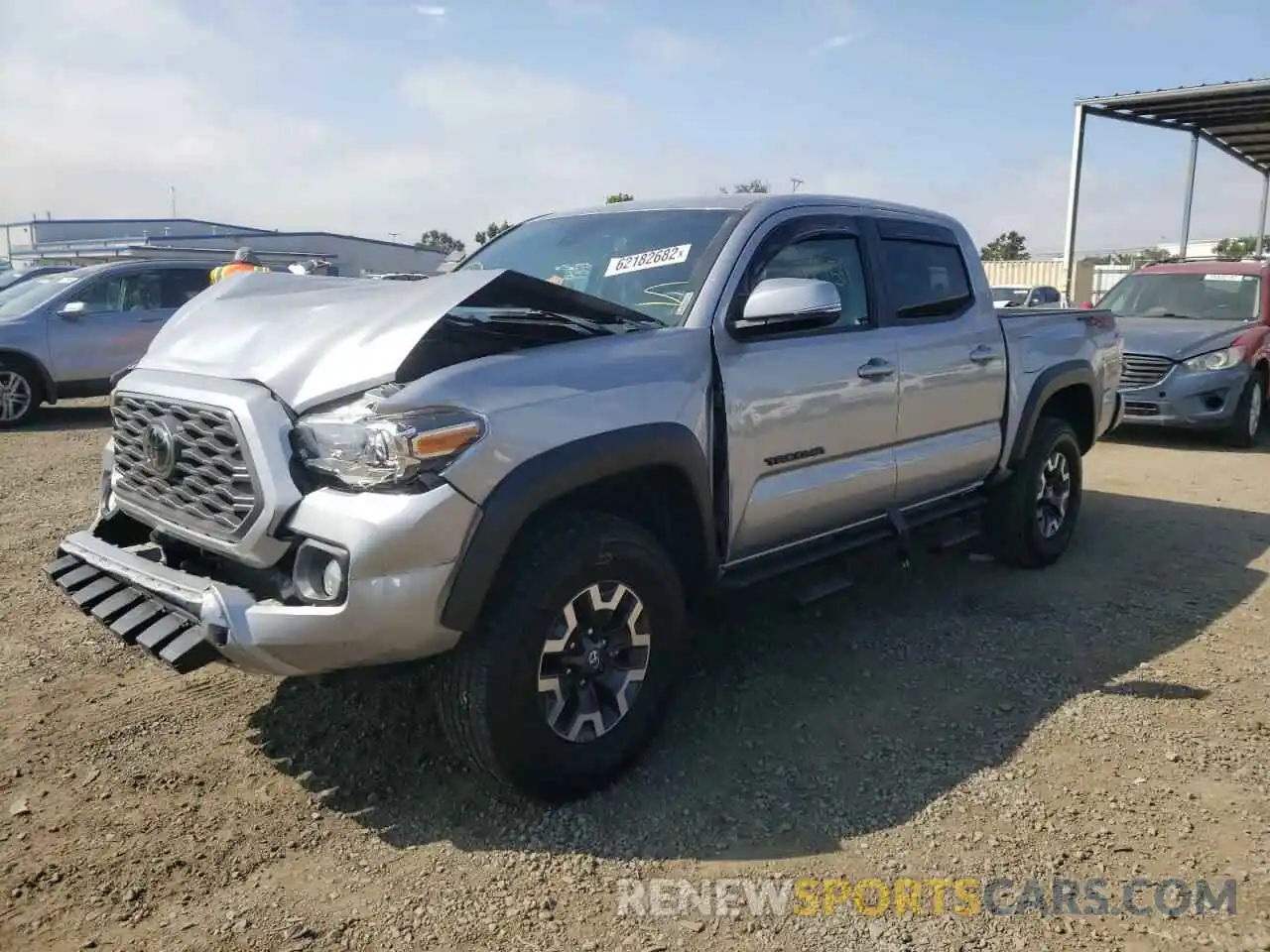 2 Photograph of a damaged car 3TMCZ5AN4MM426142 TOYOTA TACOMA 2021