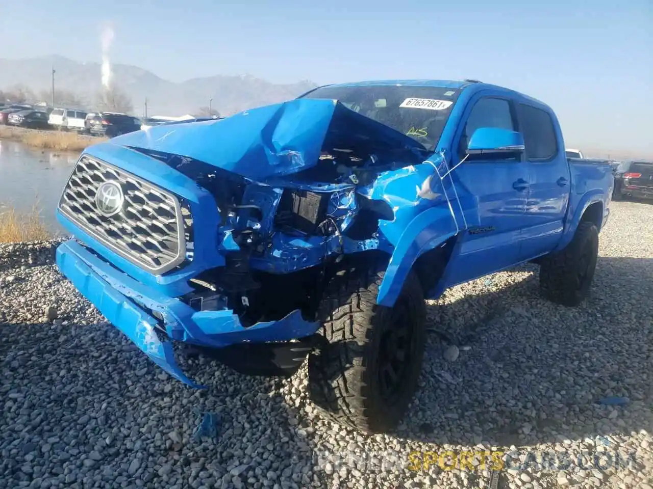 2 Photograph of a damaged car 3TMCZ5AN4MM429512 TOYOTA TACOMA 2021