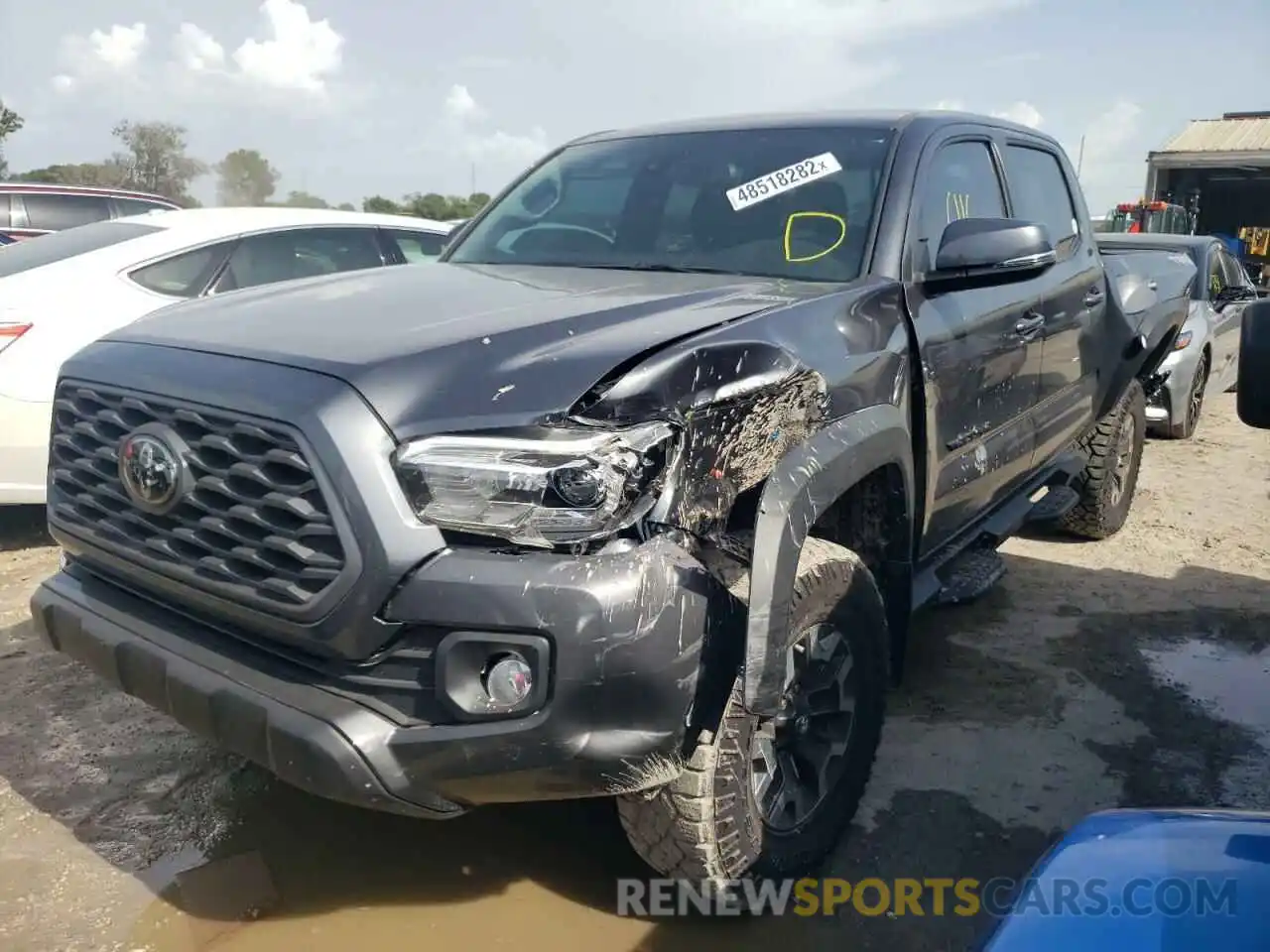 2 Photograph of a damaged car 3TMCZ5AN4MM444298 TOYOTA TACOMA 2021