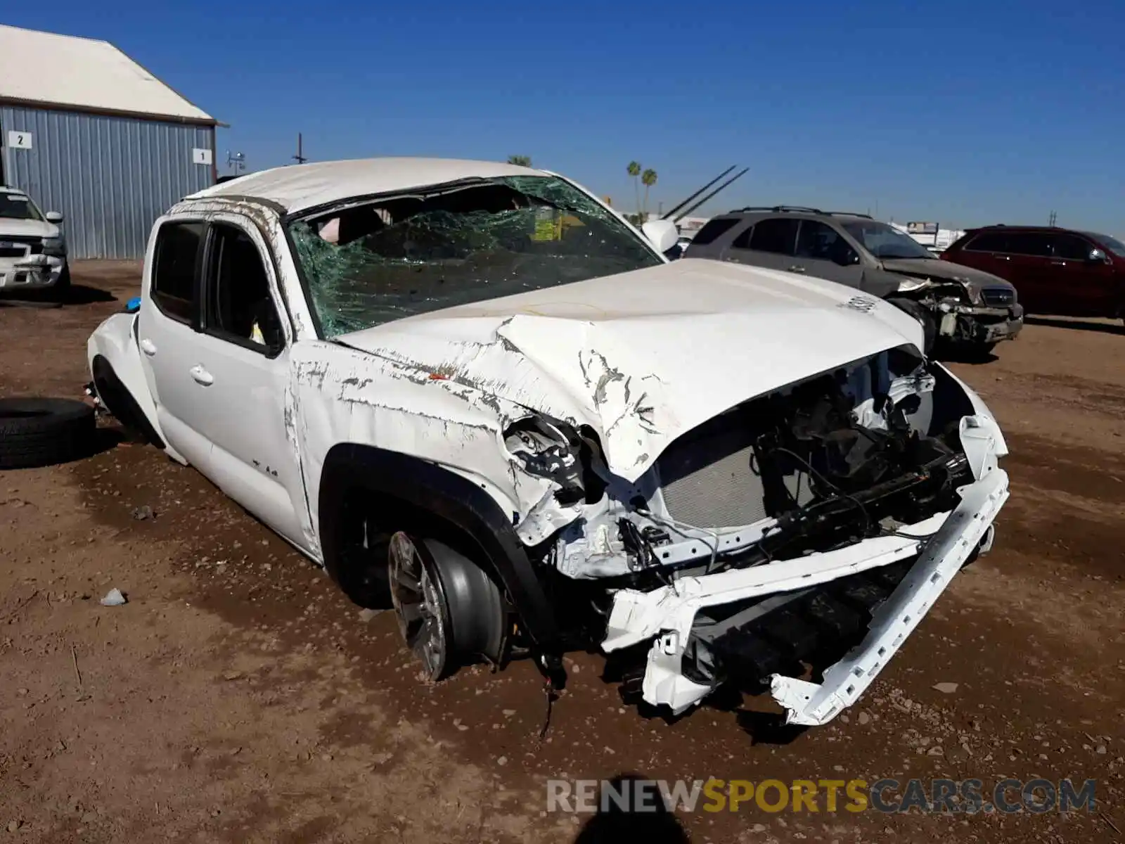 1 Photograph of a damaged car 3TMCZ5AN4MM446939 TOYOTA TACOMA 2021