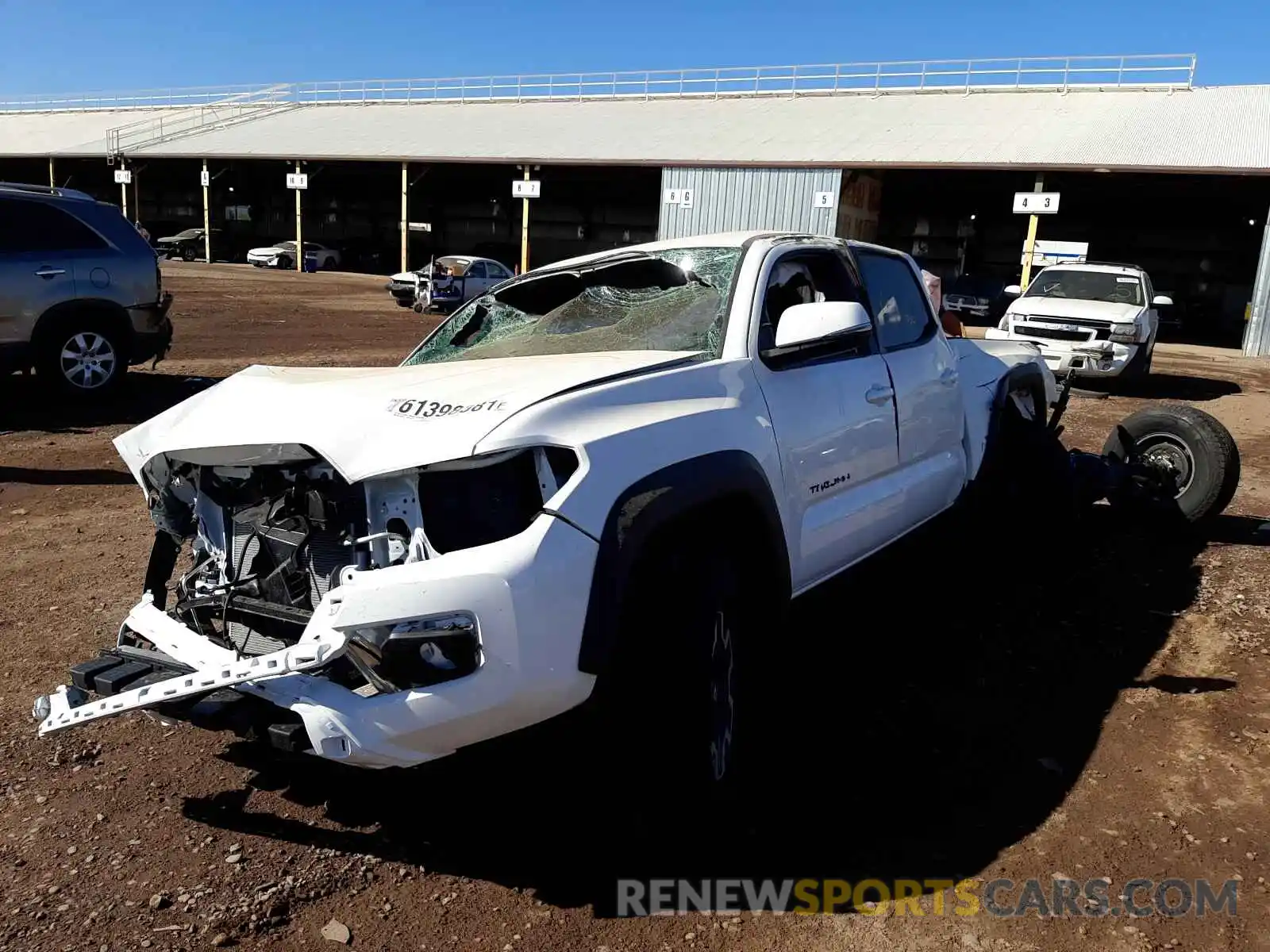 2 Photograph of a damaged car 3TMCZ5AN4MM446939 TOYOTA TACOMA 2021