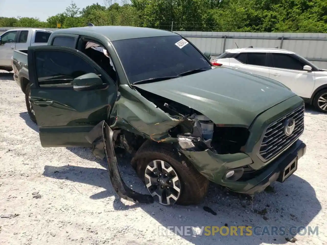 1 Photograph of a damaged car 3TMCZ5AN4MM448805 TOYOTA TACOMA 2021