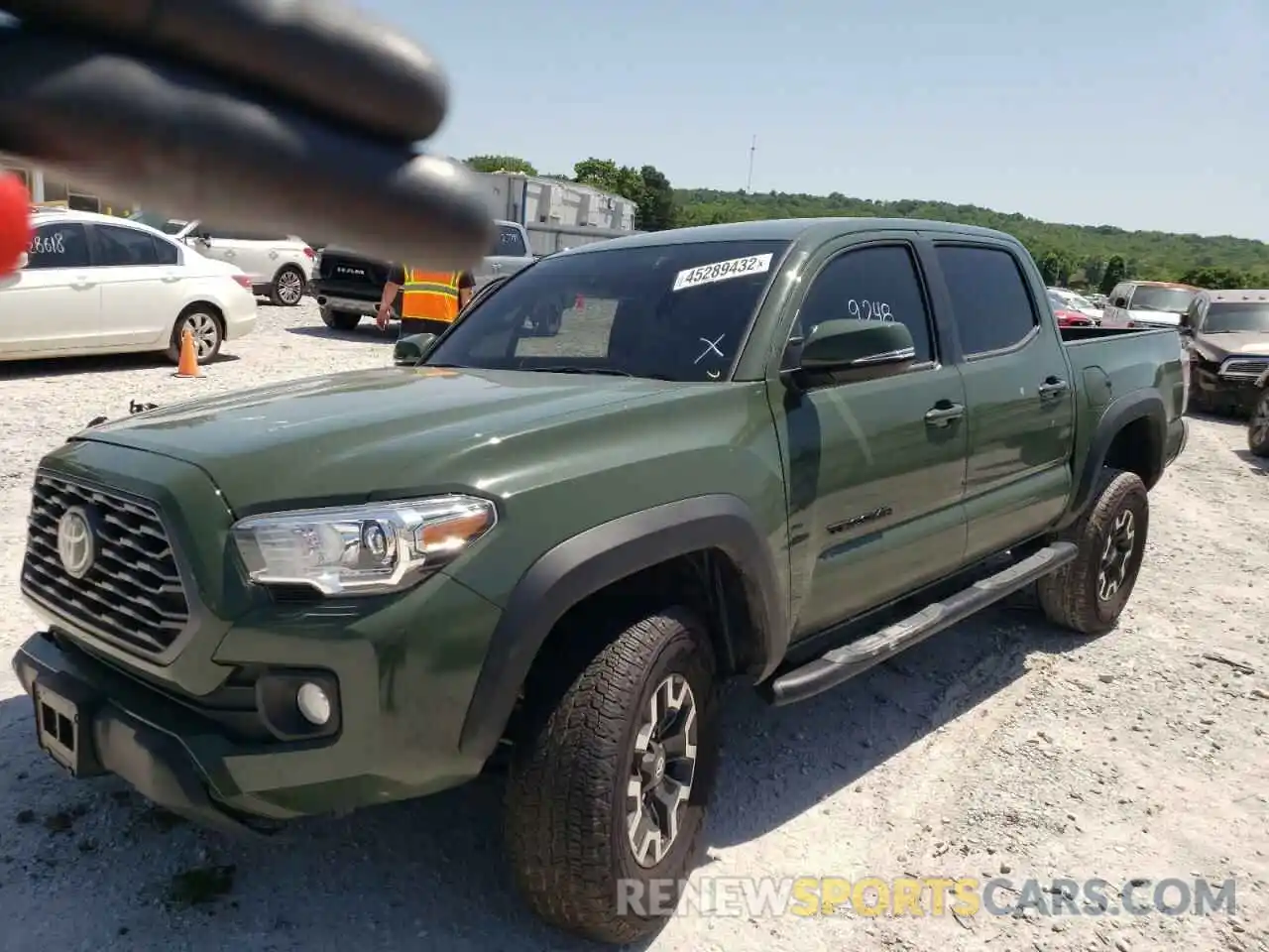 2 Photograph of a damaged car 3TMCZ5AN4MM448805 TOYOTA TACOMA 2021