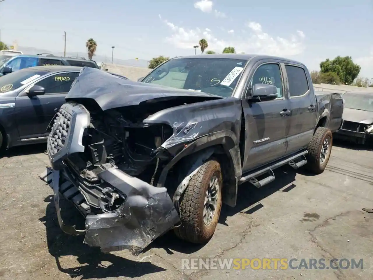 2 Photograph of a damaged car 3TMCZ5AN4MM451669 TOYOTA TACOMA 2021